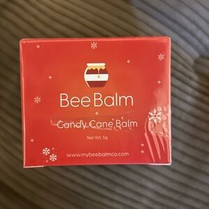 Bee Balm Candy Cane lip gloss balm NEW